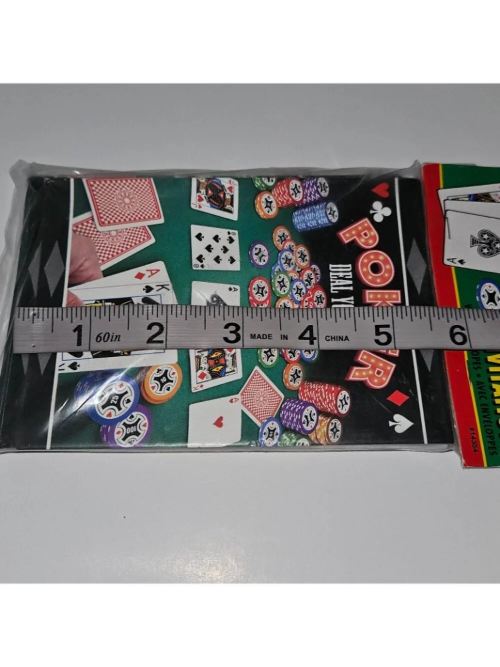 NEW 3 Packs Poker Game Night Party Invitations Lot (8 Cards/Envelopes Per Pk)
